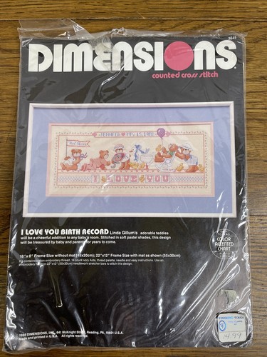 Dimensions teddy bears love - dimensions,