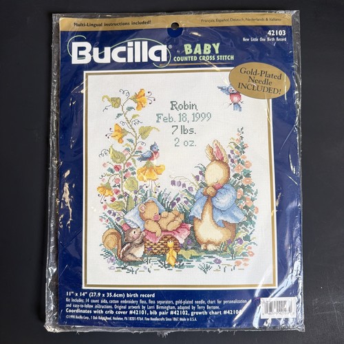 Kit punto croce bucilla 1998 - croce,
