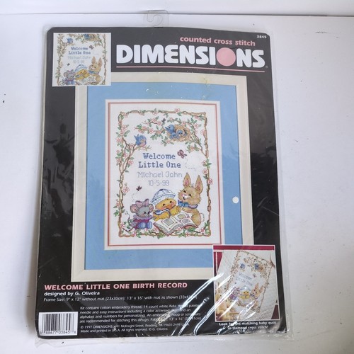 Dimensions welcome little - little, one