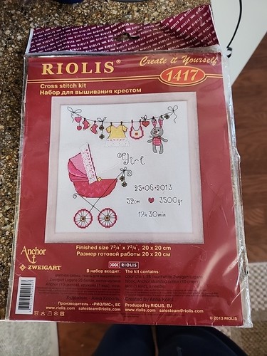 Kit punto croce riolis - croce,